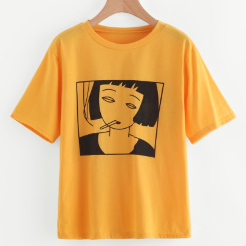 Smoking girl